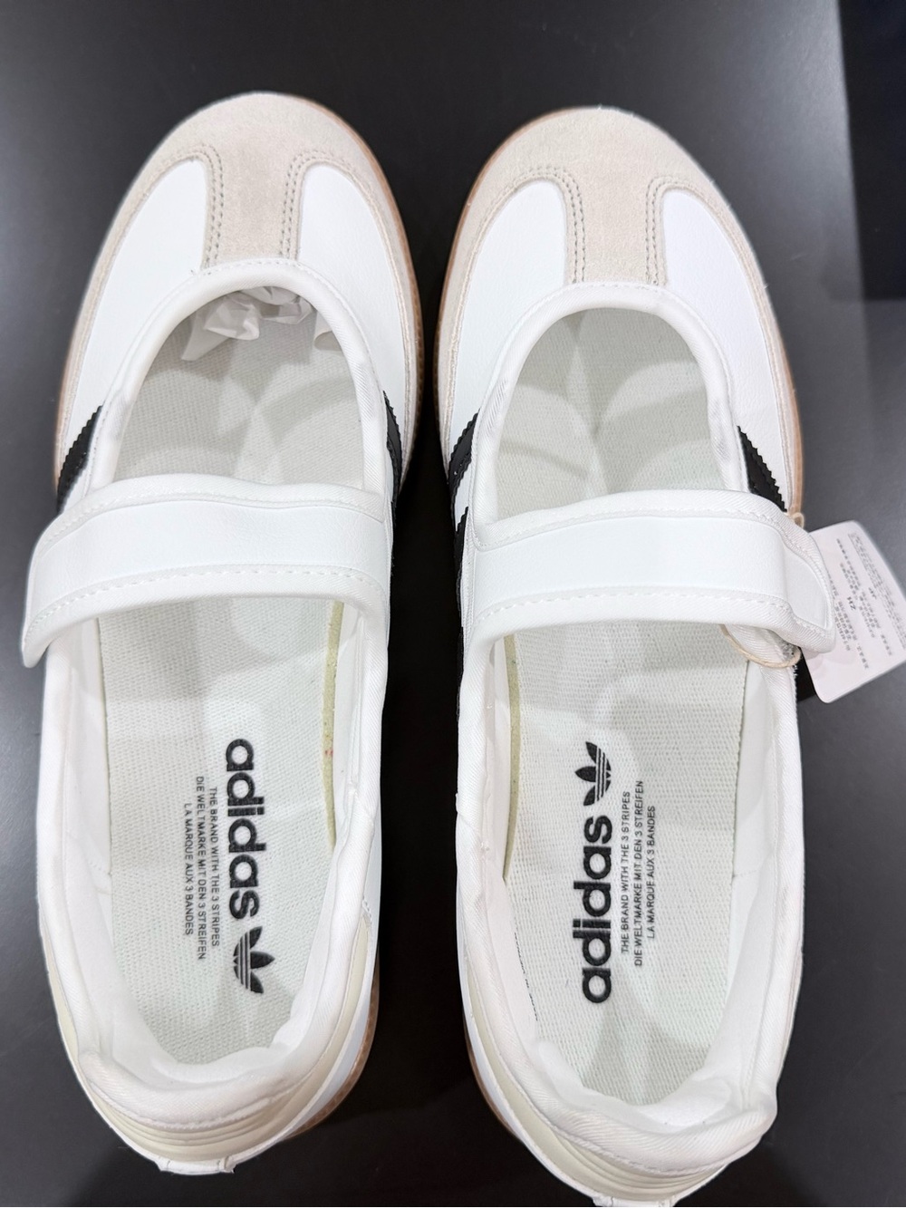adidas Kids Samba Velcro Sneakers White Black Gum - Picture 6 of 11